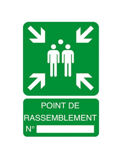 Panneau point de rassemblement
