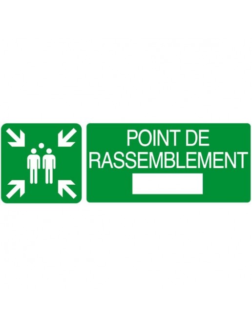Panneau point de rassemblement
