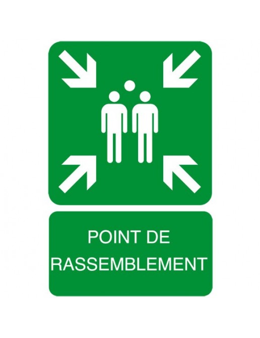 Panneau point de rassemblement
