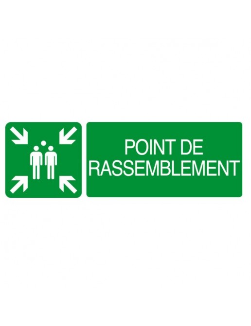 Panneau point de rassemblement