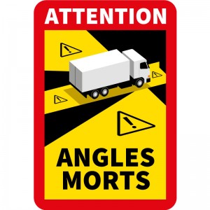 10 stickers Angles morts...