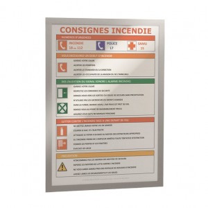 Cadre d'affichage magnétiques adhésifs