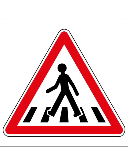 Panneau de danger - Passage pour piétons