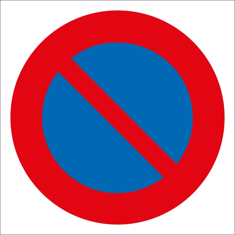 Panneau de stationnement - Interdit Panneau de stationnement - Interdit