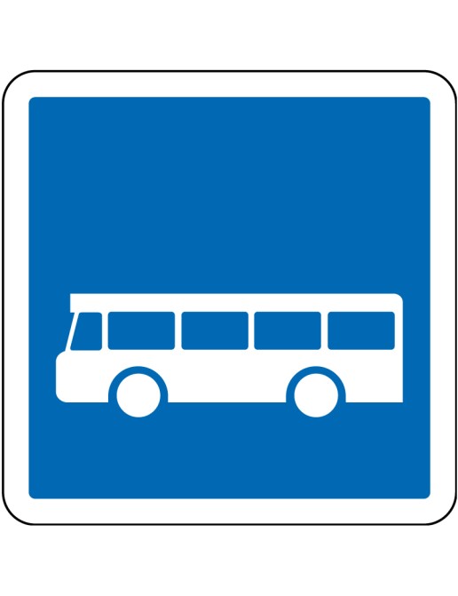 Panneau d'indication - Arrêt d'autobus