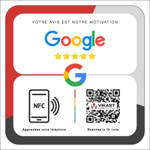 Plaque NFC - Avis Google