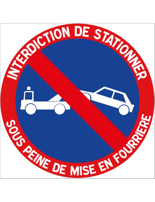 Panneau de stationnement - Interdiction de stationner