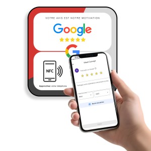 Plaque NFC - Avis Google