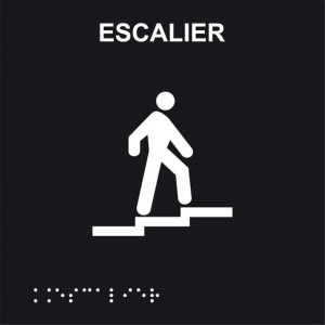 Braille escalier