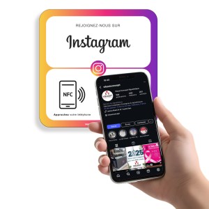 Plaque NFC Instagram