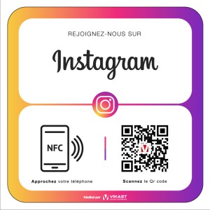 Plaque NFC - Page Instagram