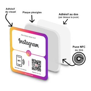Plaque NFC - Page Instagram