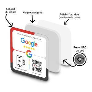 Plaque NFC - Avis Google
