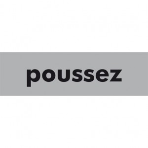 Poussez plexi