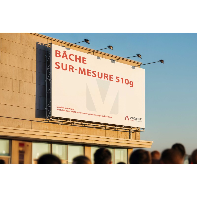 Bâche sur-mesure 510g