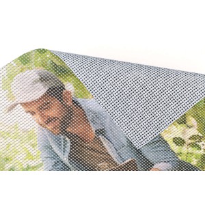 Bâche sur-mesure Micro-perforée