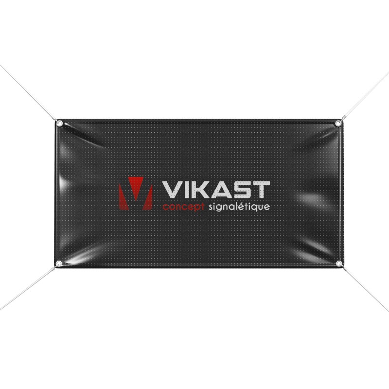 Bâche sur-mesure Micro-perforée