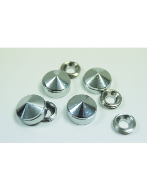 Cache vis Argent diam 12mm