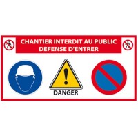 Panneaux de chantier